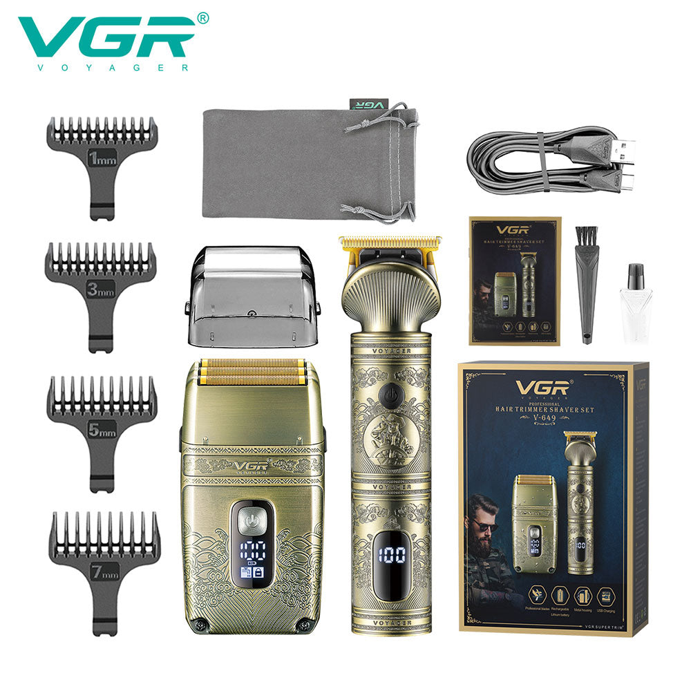  Professional Hair Trimmer Shaver Set 