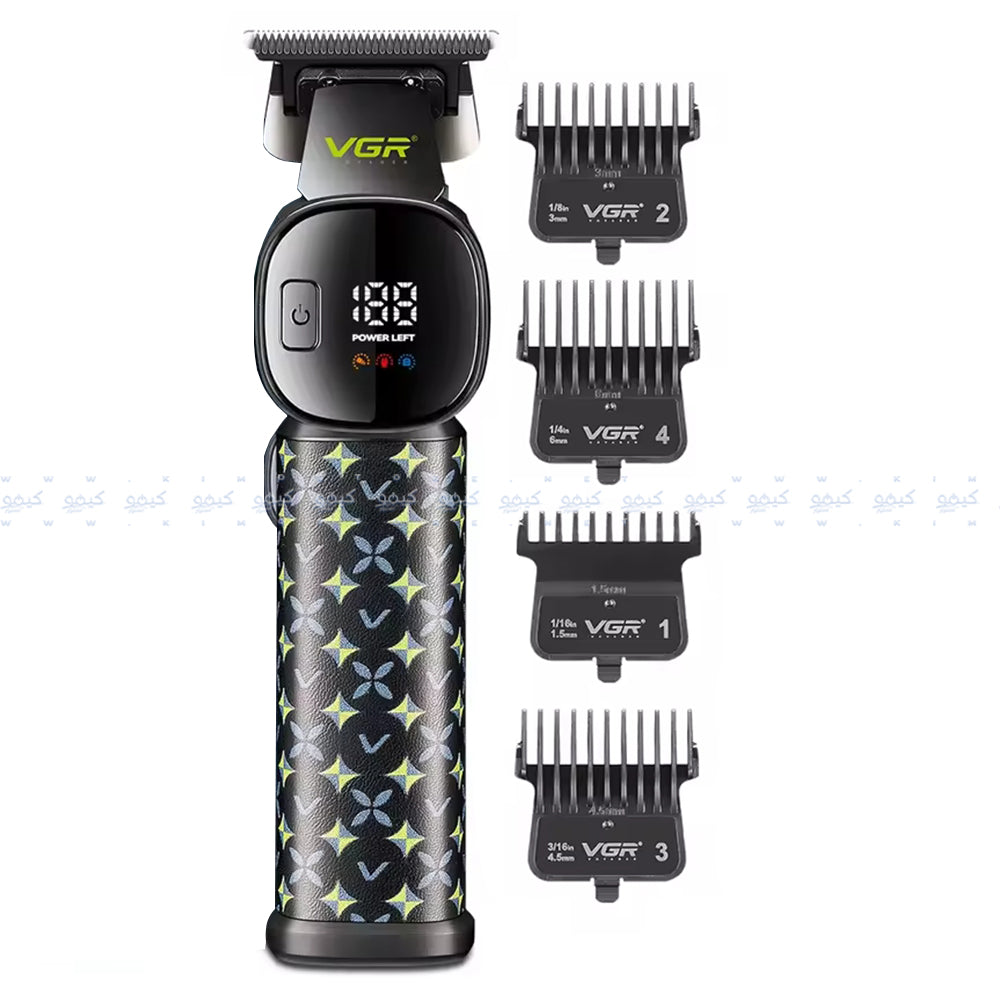 VGR Professional Hair Trimmer V-185 - Black