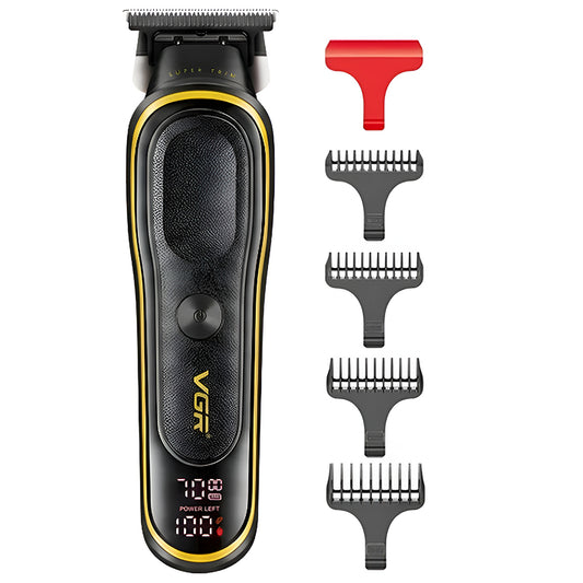 ماكينة تشذيب الشعر في جي ار بروفيشنال V-250 - اسود x اصفر