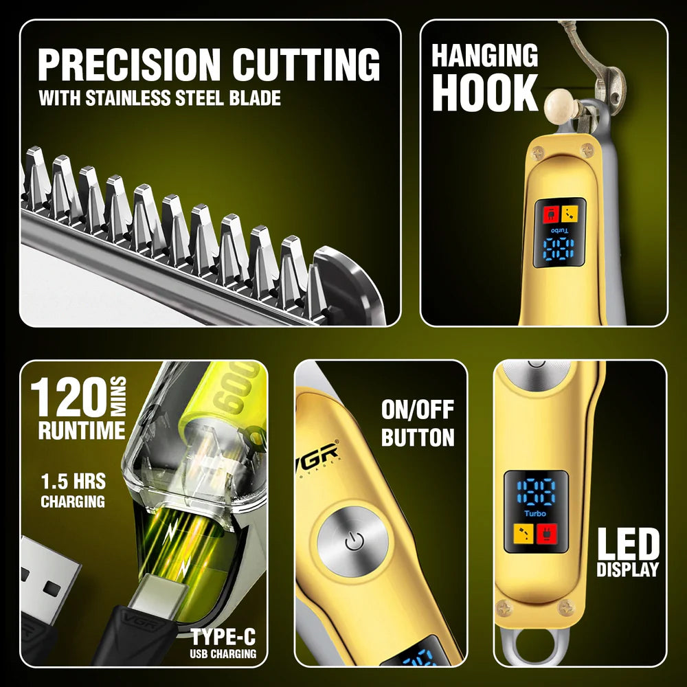 Professional Hair Trimmer V-290 - Gold