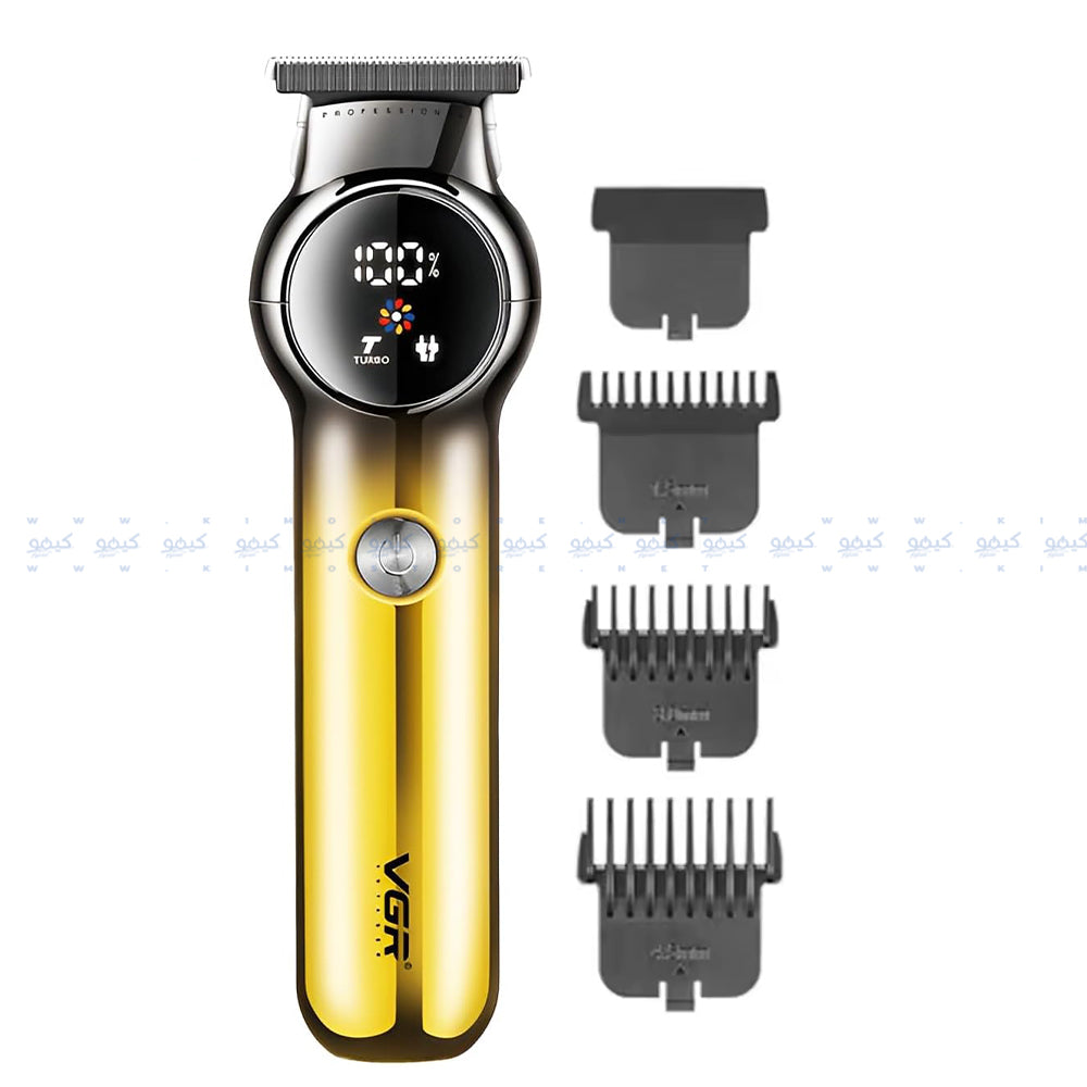 ماكينة تشذيب الشعر في جي ار بروفيشنال V-989 - أسود