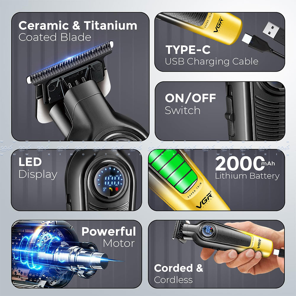 VGR Professional Hair Trimmer V-996