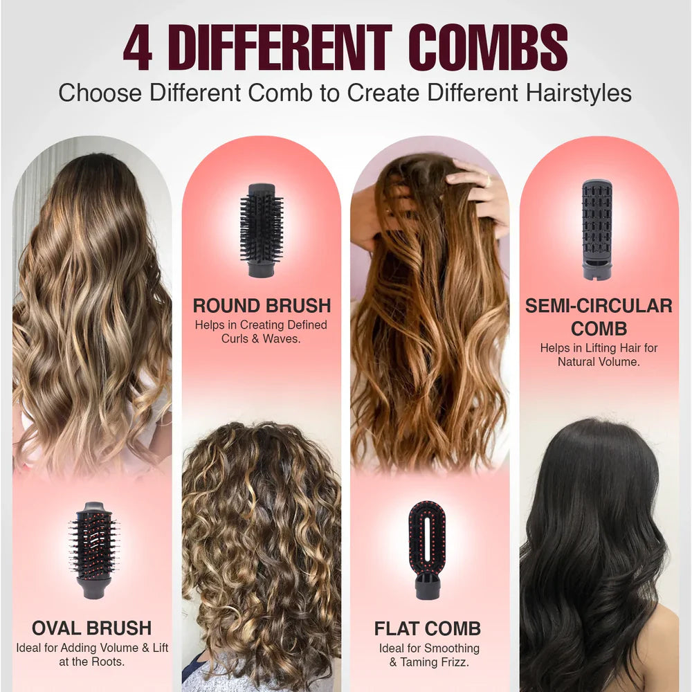 VGR Professional Hot Air Brush 8-in-1 V-488 1100W