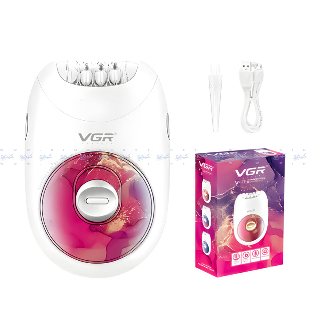 VGR Professional Lady Epilator V-706
