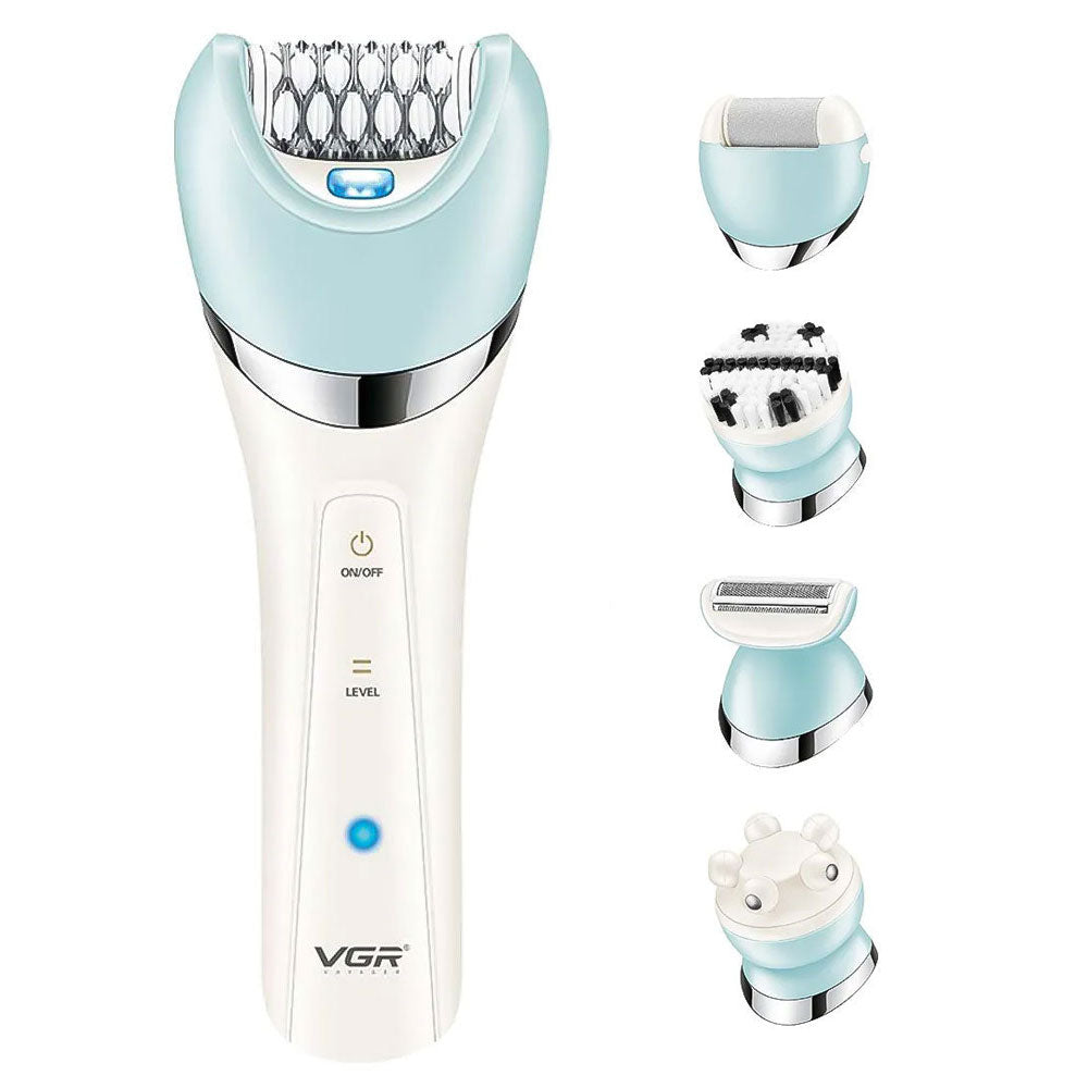 VGR Professional Lady Grooming Set 5-In-1 V-703 - White