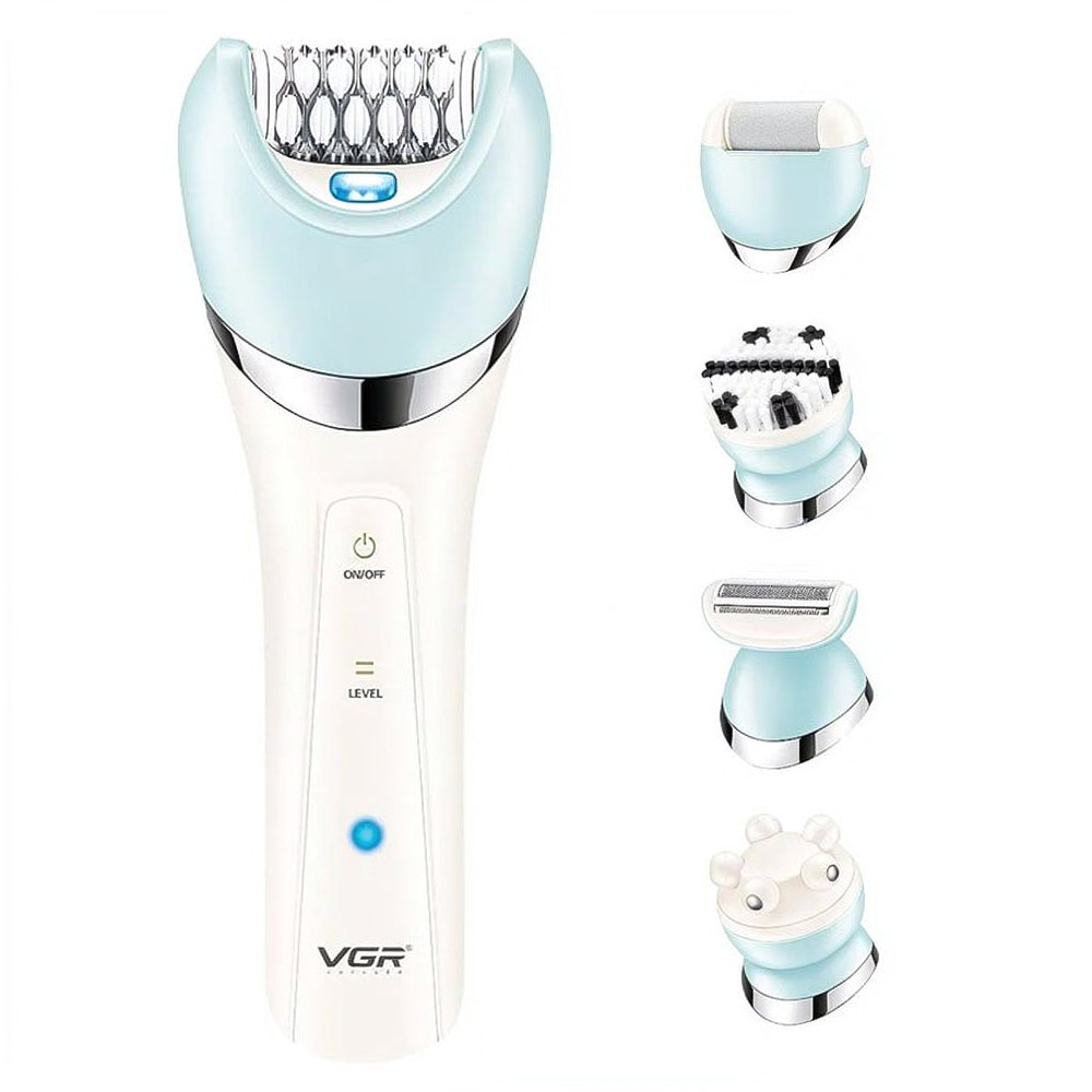 VGR Professional Lady Grooming Set 5-In-1 V-703 - White