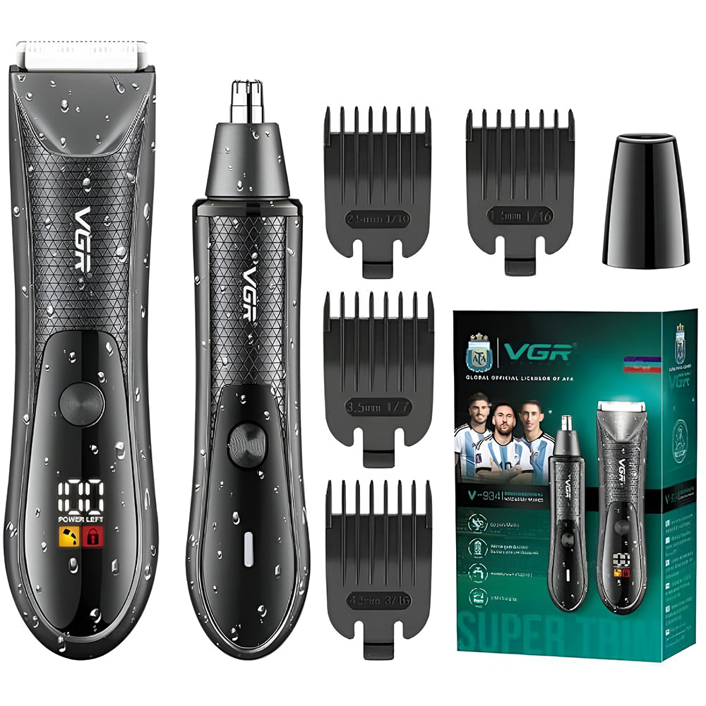 ماكينة تشذيب شعر الجسم و الانف في جي ار بروفيشنال V-934