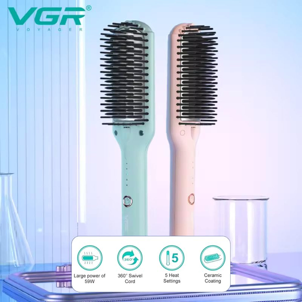 VGR Straightener Brush V-592