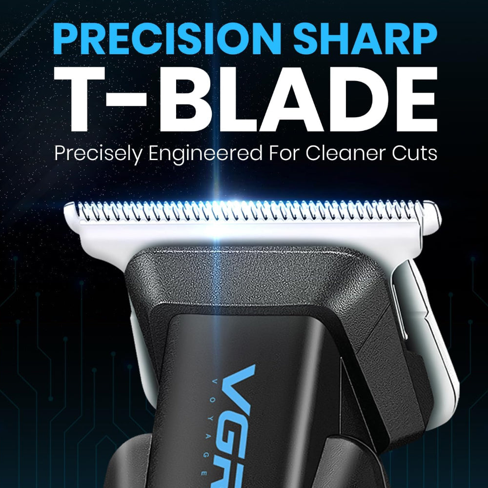 VGR Professional Hair Trimmer V-253 - Black x Gold