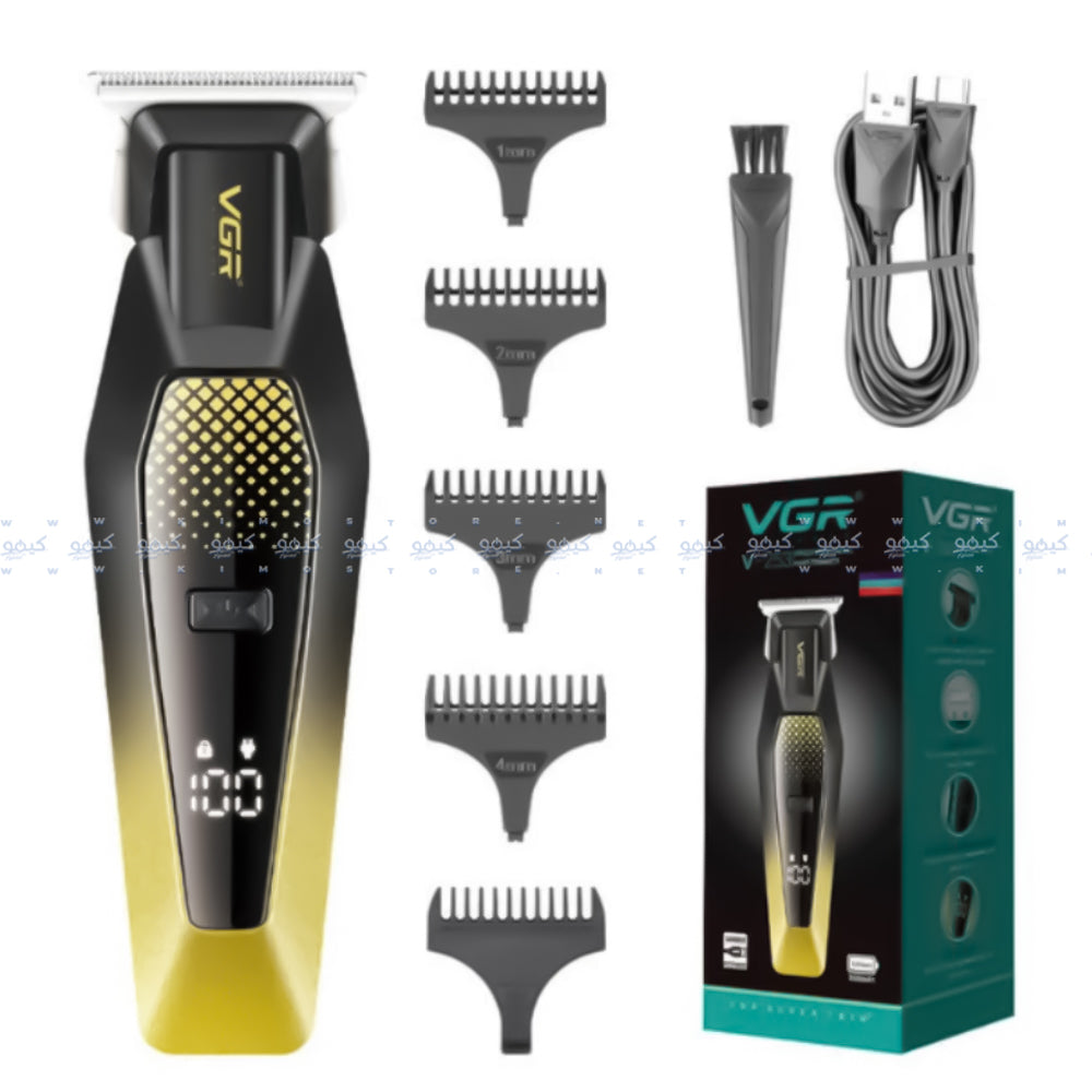 VGR Professional Hair Trimmer V-253 - Black x Gold