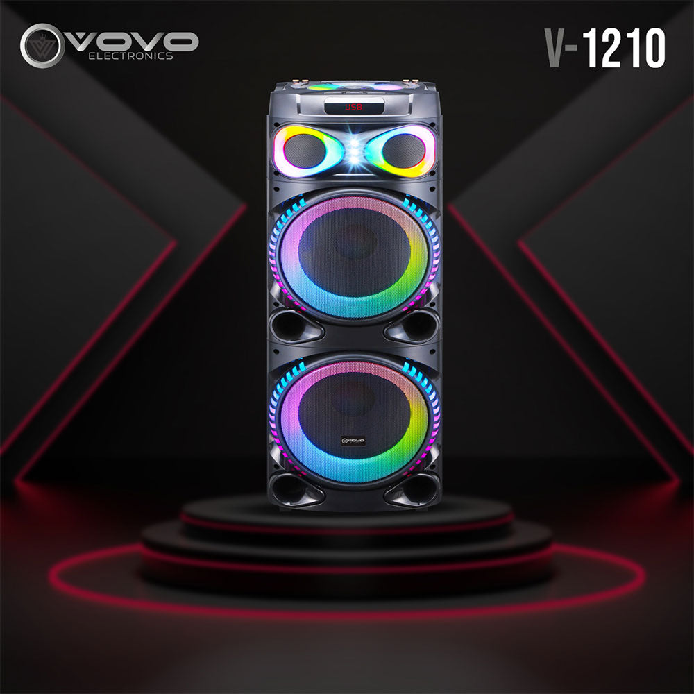 VOVO V-1210 Party RGB Portable Speaker