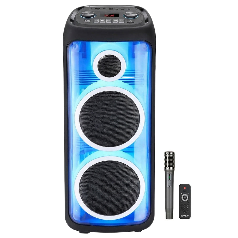 Vovo V-1160 RGB Portable Bluetooth Speaker With Mic 1.0