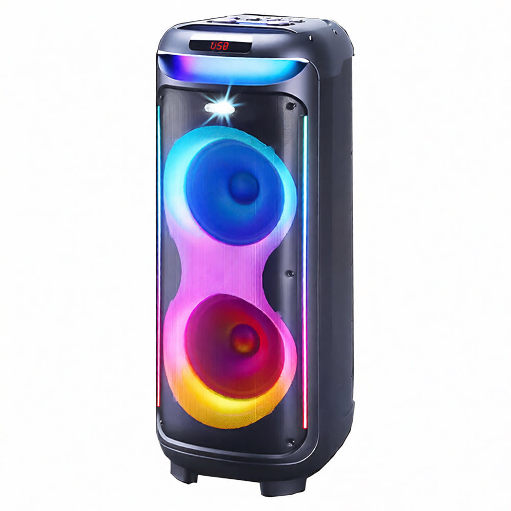 مكبر صوت فوفو متنقل Party RGB 1.0 مع مايك V-1175
