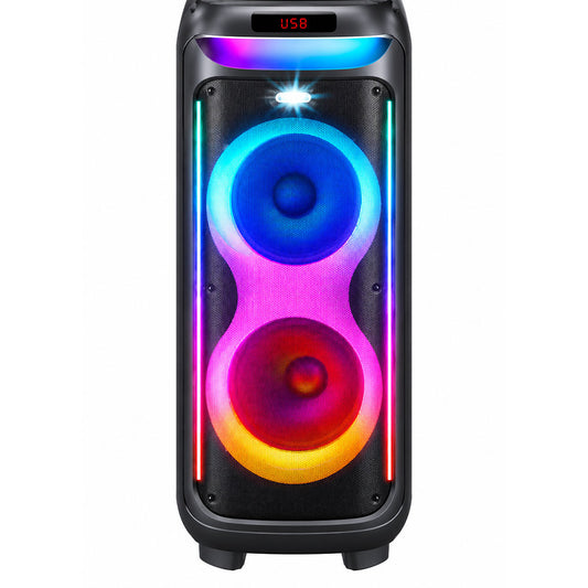 مكبر صوت فوفو متنقل Party RGB 1.0 مع مايك V-1175
