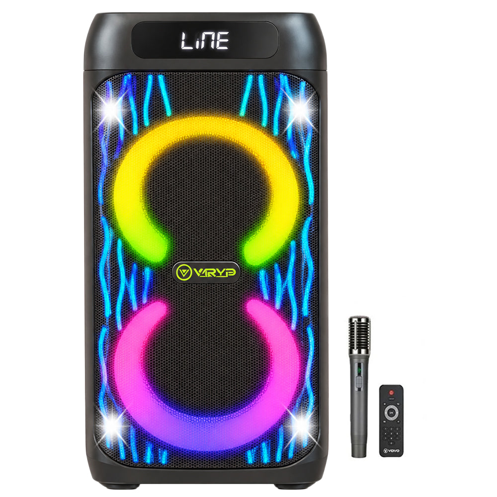 Vovo V-1185 RGB Portable Bluetooth Speaker With Mic 1.0