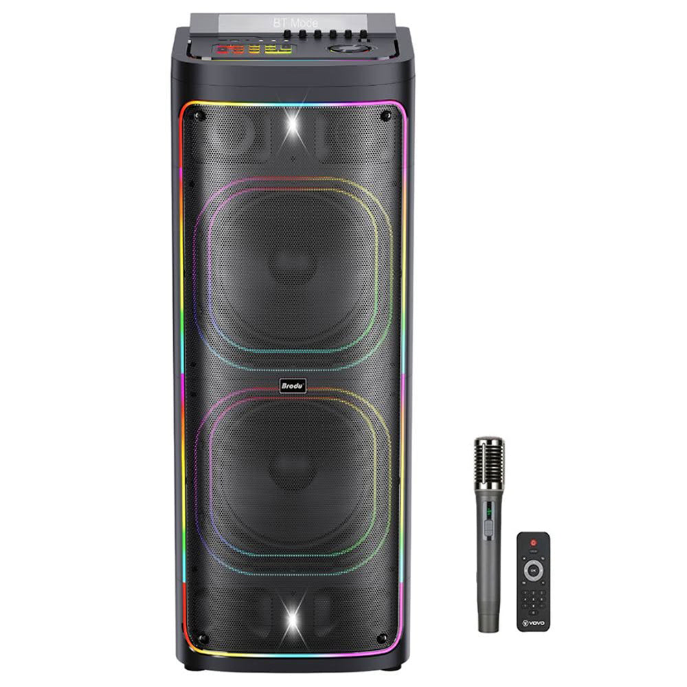 Vovo V-1295 RGB Portable Bluetooth Speaker With Mic 1.0
