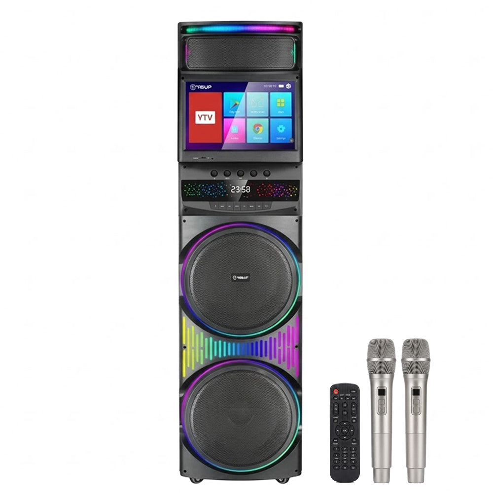 Vovo V-1595 RGB Portable Bluetooth Speaker With Two Mic 1.0