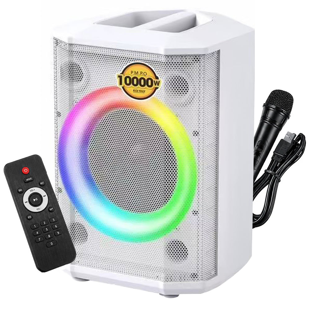 سبيكر بلوتوث متنقل فوفو مع مايك V-2125 RGB 1.0
