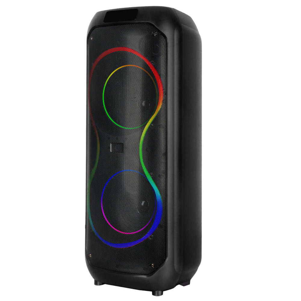 سبيكر بلوتوث متنقل فوفو مع مايك 1.0 V-2810 Party RGB