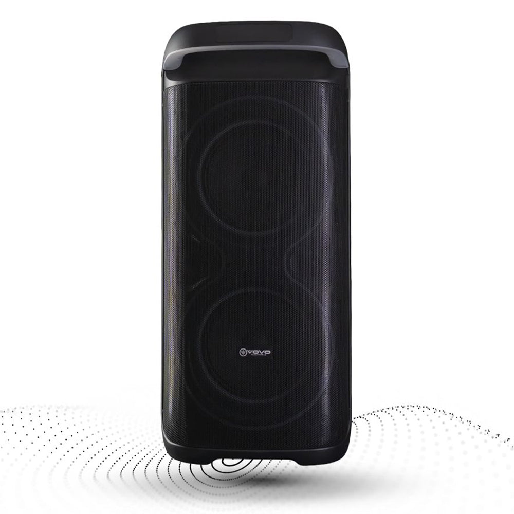 Vovo V-2875 RGB Portable Bluetooth Speaker With Mic 1.0
