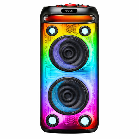 سبيكر بلوتوث متنقل فوفو مع مايك V-2880 Party RGB 1.0