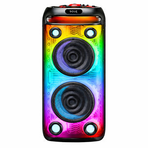 سبيكر بلوتوث متنقل فوفو مع مايك V-2880 Party RGB 1.0