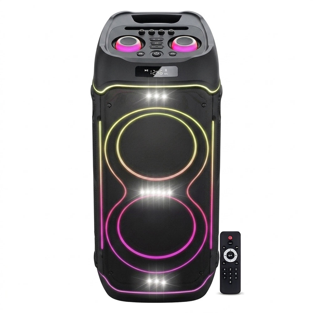Vovo V-2885 RGB Portable Speaker With Mic 1.0