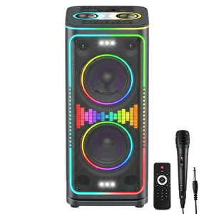 سبيكر بلوتوث متنقل فوفو مع مايك V-2930 RGB 1.0