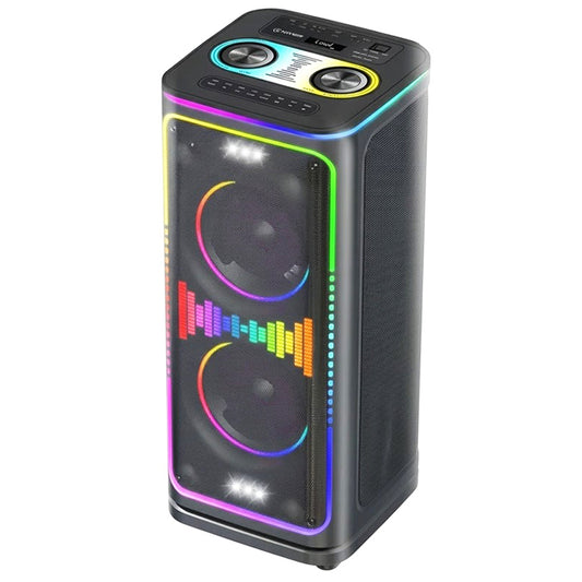 سبيكر بلوتوث متنقل فوفو مع مايك V-2930 RGB 1.0