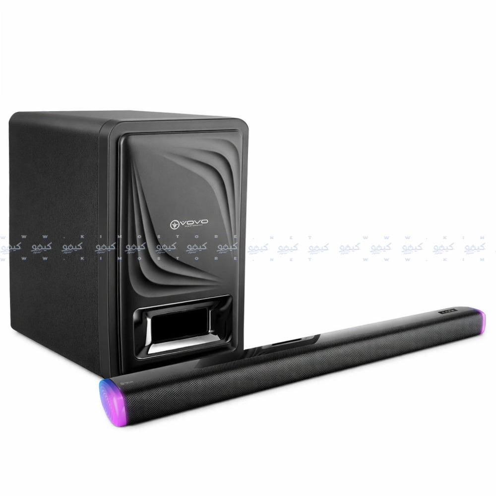 Vovo V-9025 Soundbar System 2.1 - Black