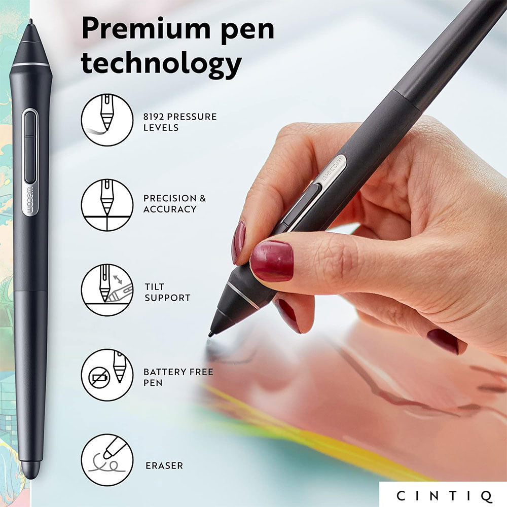 Wacom Cintiq 16 DTK1660K0B Creative Pen Display 15.6 Inch | kimo