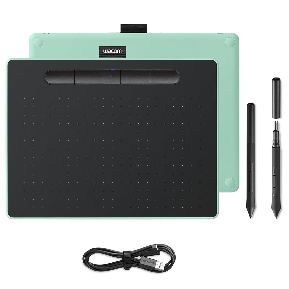 Wacom Intuos CTL-6100WLE-N Bluetooth Medium Graphic Tablet - Pistachio