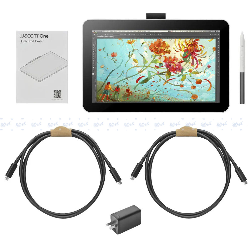 Wacom One 13 DTH134W0B Touch Pen Display 13.3 Inch - White