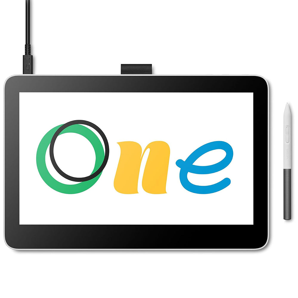 شاشة عرض مع قلم واكوم 13.3 بوصة One 13 ‎DTH134W0B - ابيض