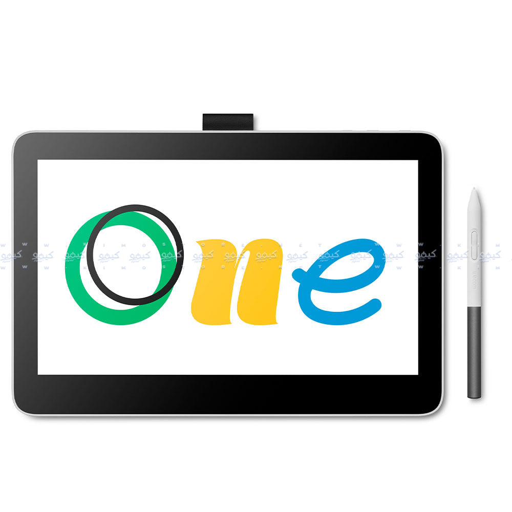 شاشة عرض مع قلم واكوم 13.3 بوصة One 13 ‎DTH134W0B - ابيض