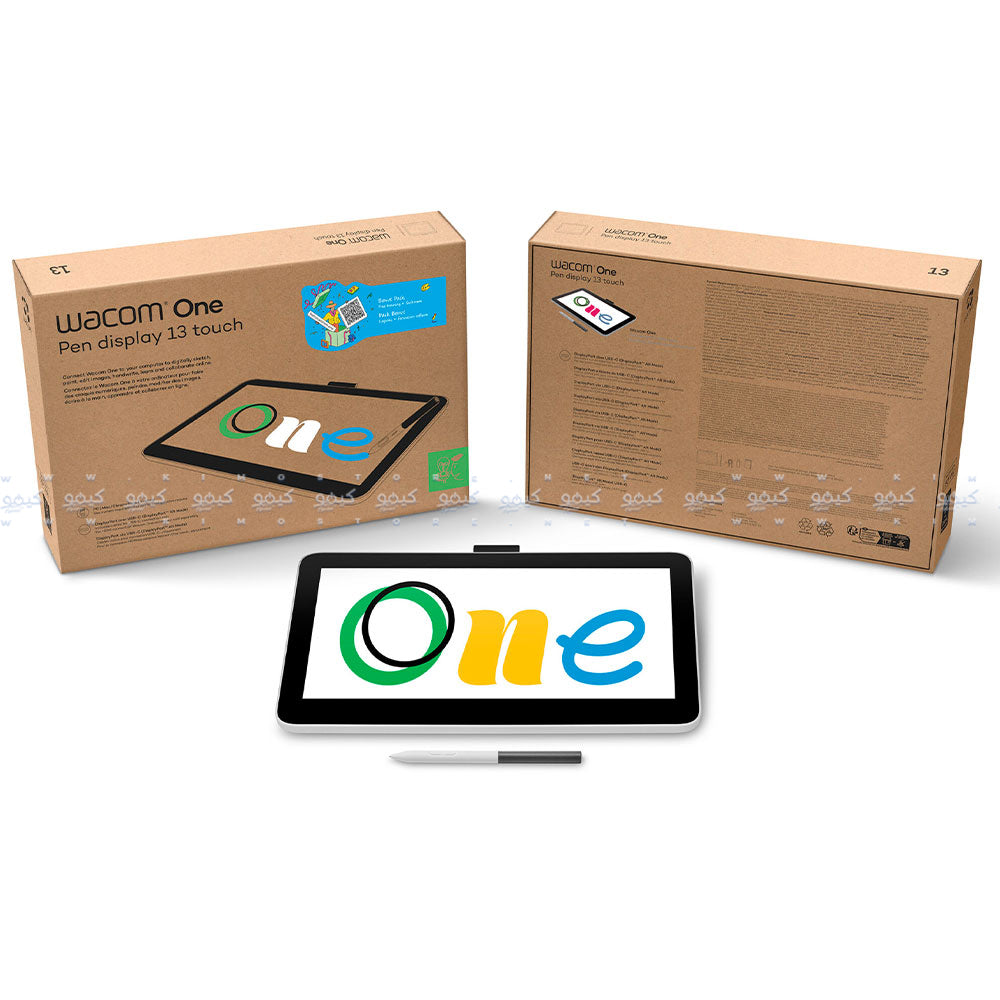 Wacom One 13 DTH134W0B Touch Pen Display 13.3 Inch - White