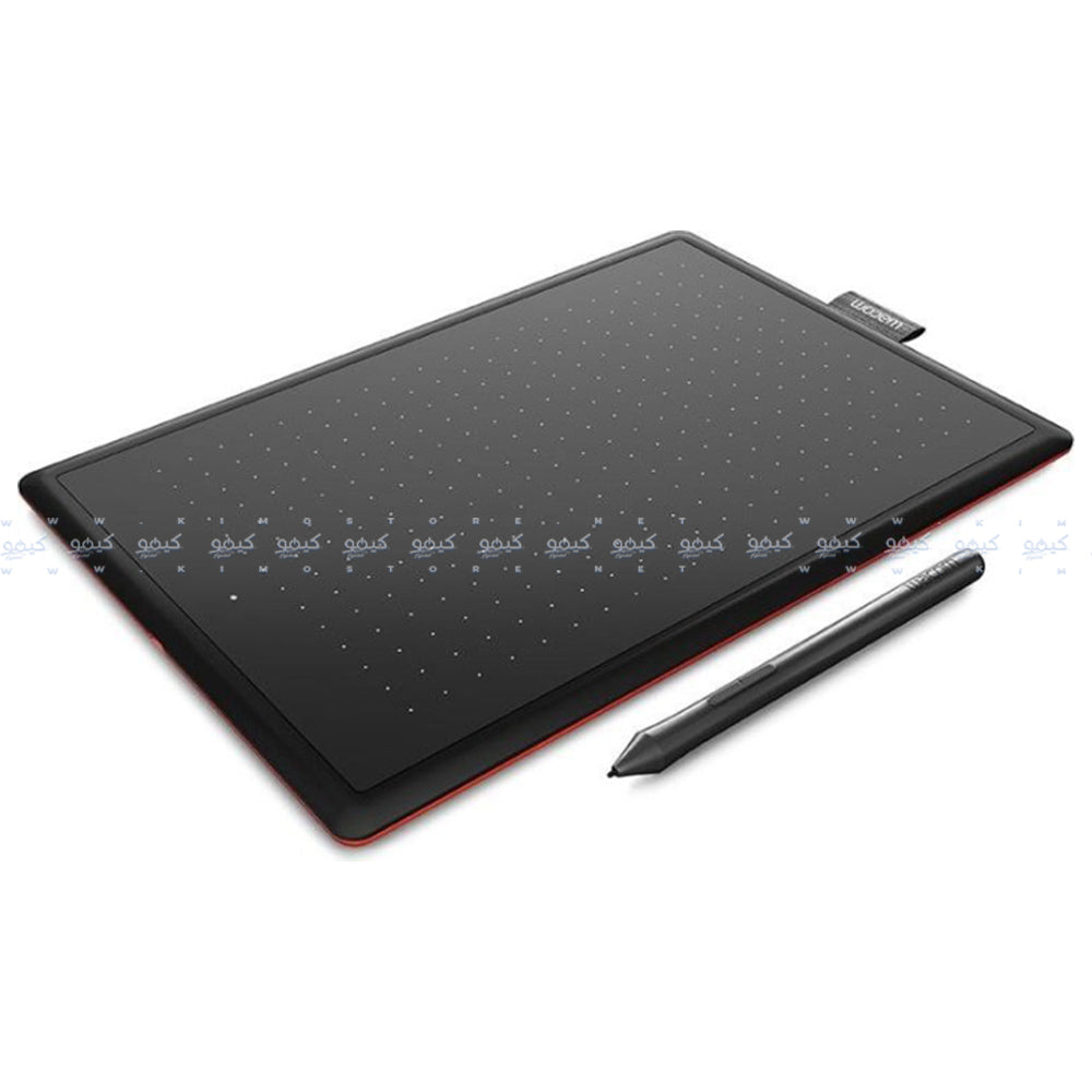 جرافيك تابلت واكوم متوسط One By Wacom CTL-672-N - احمر