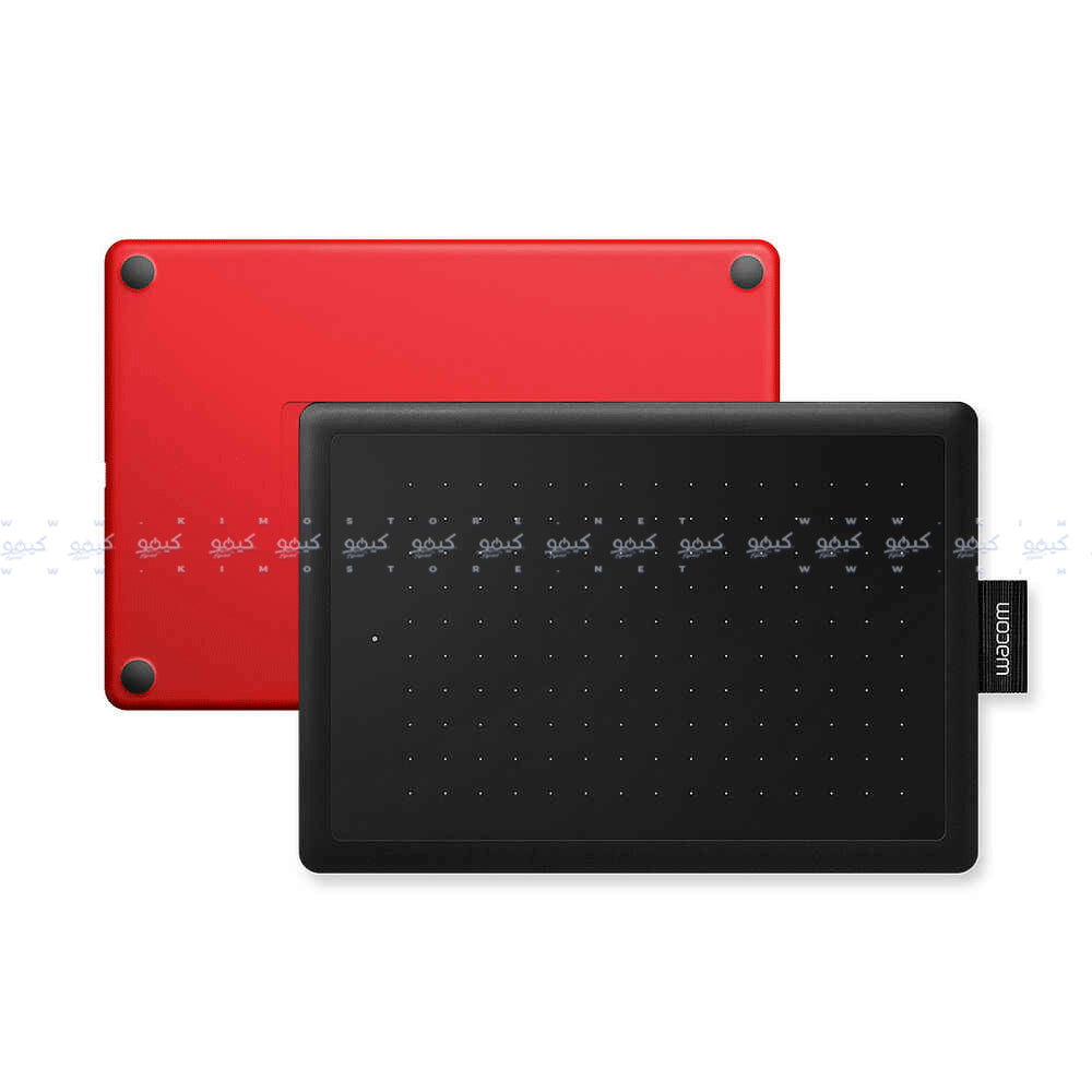 جرافيك تابلت واكوم متوسط One By Wacom CTL-672-N - احمر