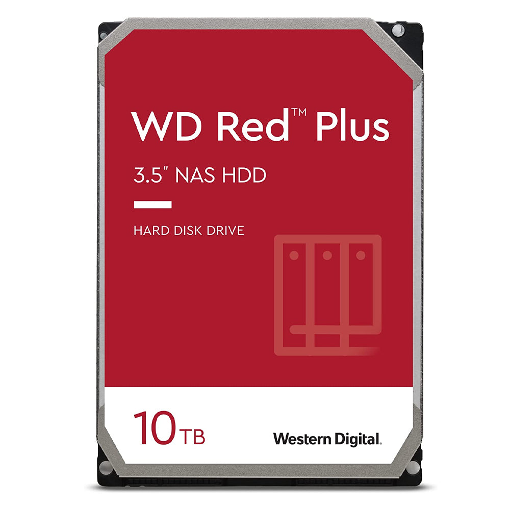 Western Digital Red Plus NAS 10TB 3.5 Inch Internal Hard Drive