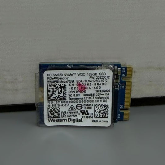 Western Digital SN520 128GB NVMe 2230 PCIe M.2 SSD (Original Used)
