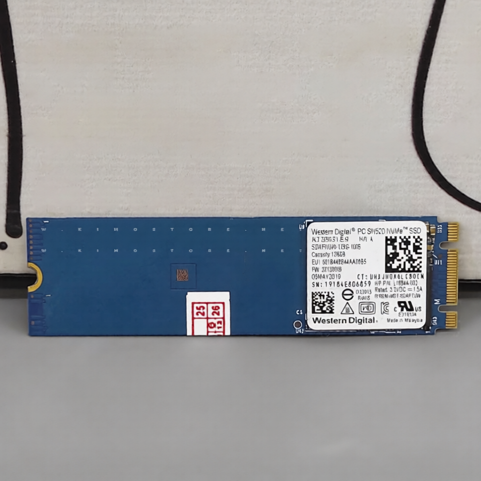 Western Digital SN520 128GB NVMe 2280 PCIe M.2 SSD (Original Used)