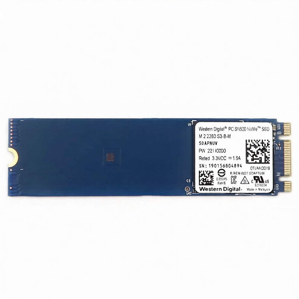 Western Digital SN520 128GB NVMe 2280 PCIe M.2 SSD (Original Used)