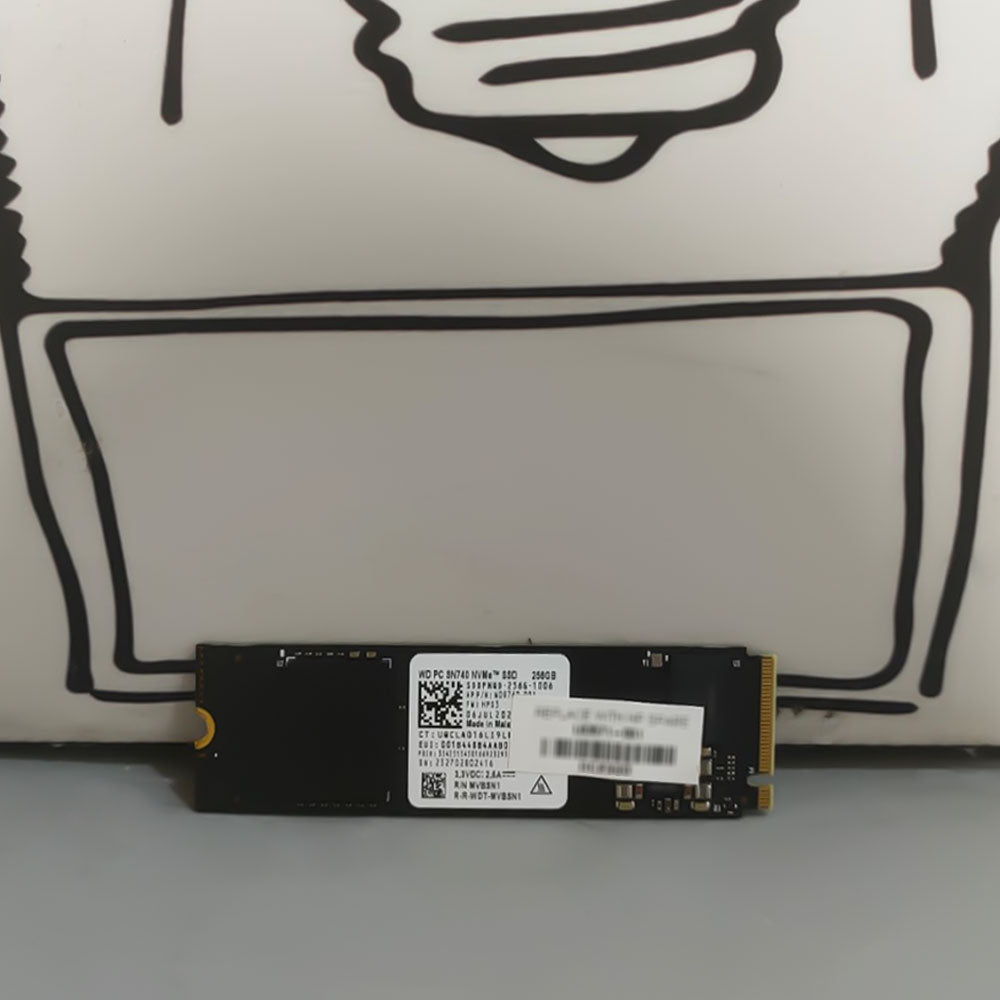 Western Digital SN740 SDDPNQD 256GB NVMe PCIe M.2 2280 SSD (Original Used)