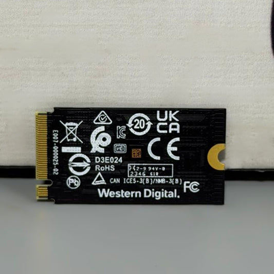 Western Digital SN740 SDDQMQD 512GB NVMe PCIe M.2 2242 SSD (Original Used)
