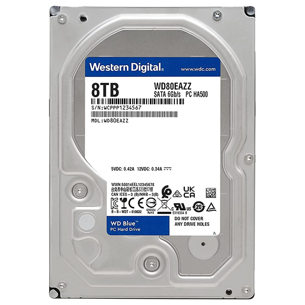 Western Digital Blue 8TB 3.5 Inch Internal Hard Drive