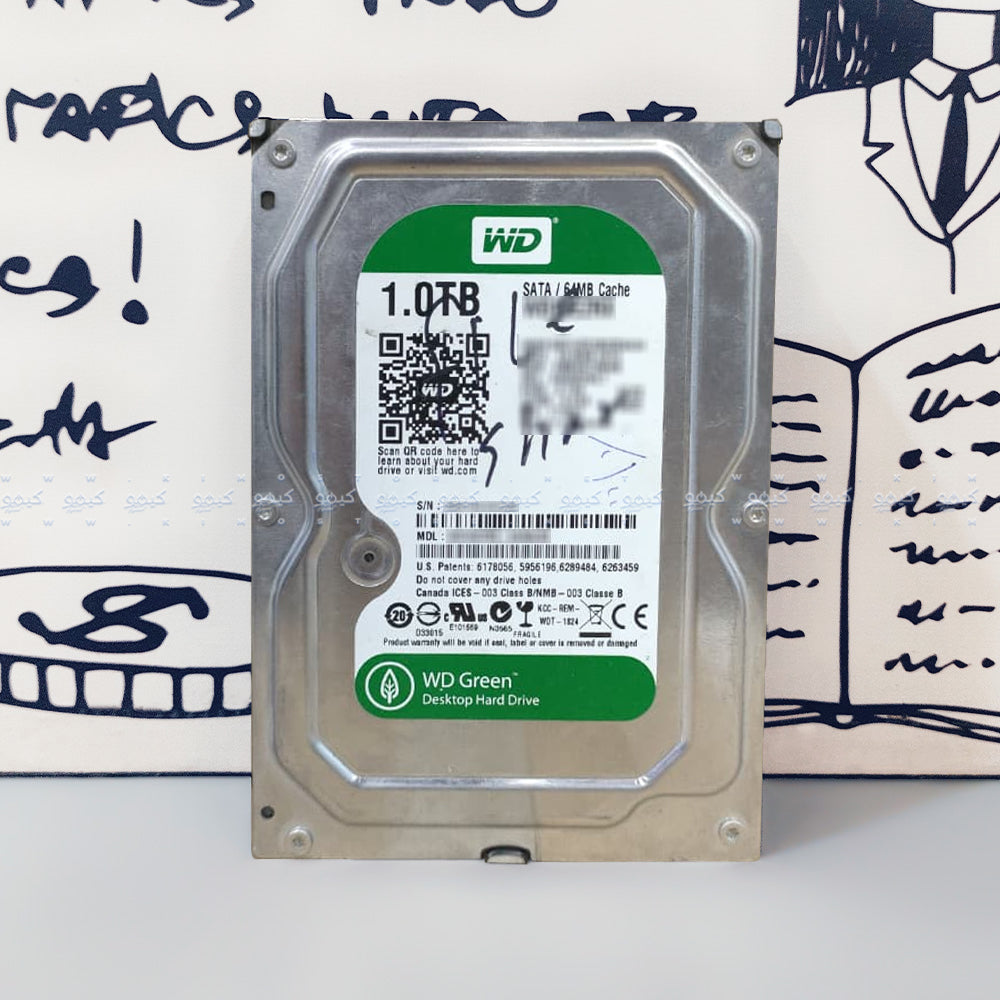 Western Digital Green 1TB 3.5 inch Internal PC Hard Drive (Original Used)