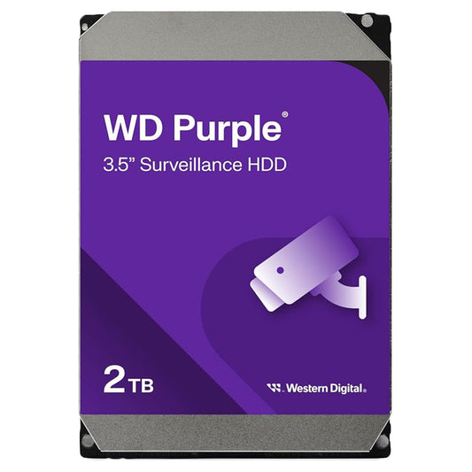 Western Digital Purple 2TB 3.5 inch Surveillance Internal Hard Drive (5 Months Warranty)