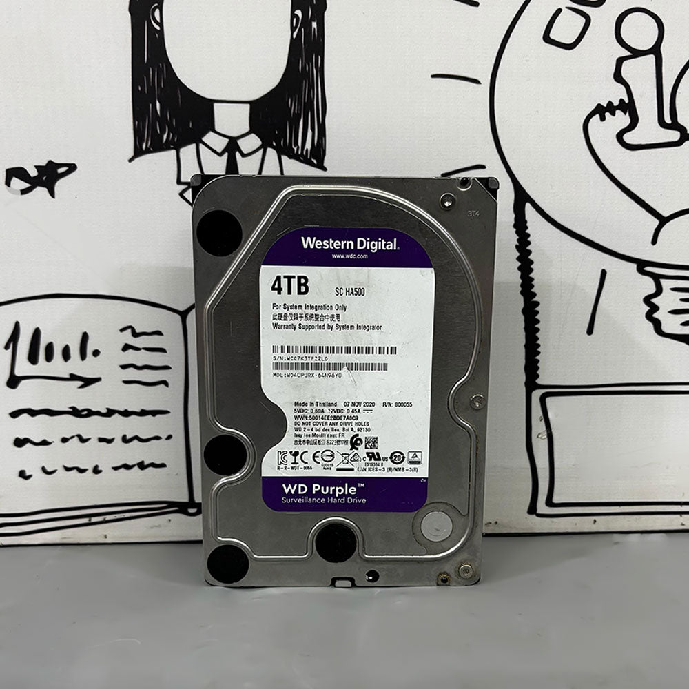 Western Digital Purple 4TB 3.5 Inch Surveillance Internal Hard Drive 