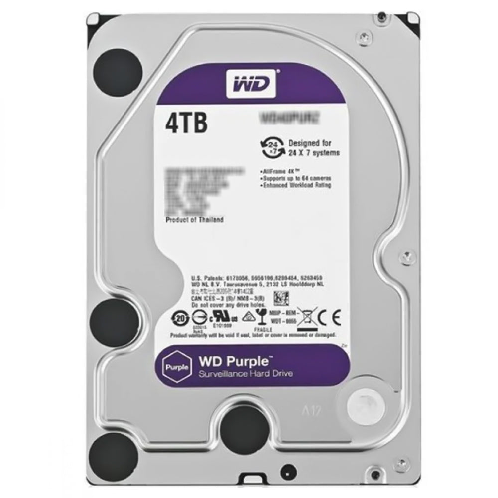 Western Digital Purple 4TB 3.5 inch Surveillance Internal Hard Drive