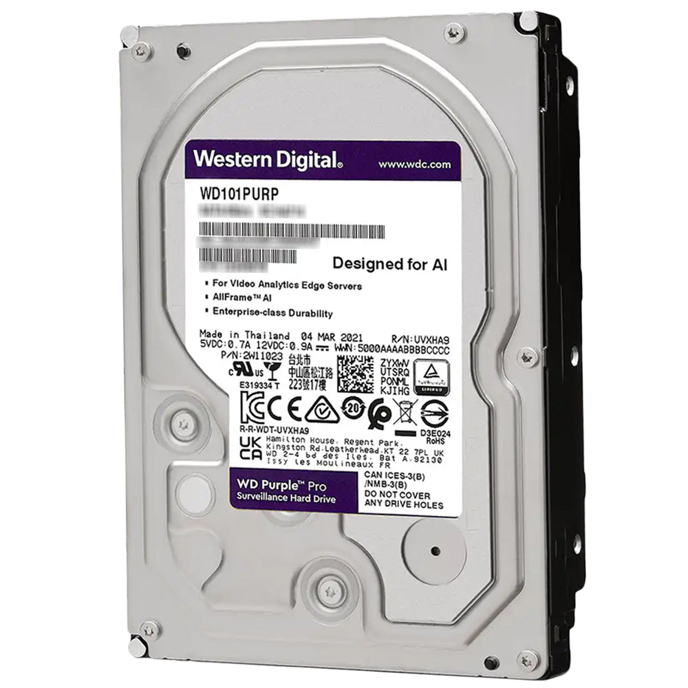 Western Digital Purple PRO 22TB 3.5 Inch Surveillance Internal Hard Drive